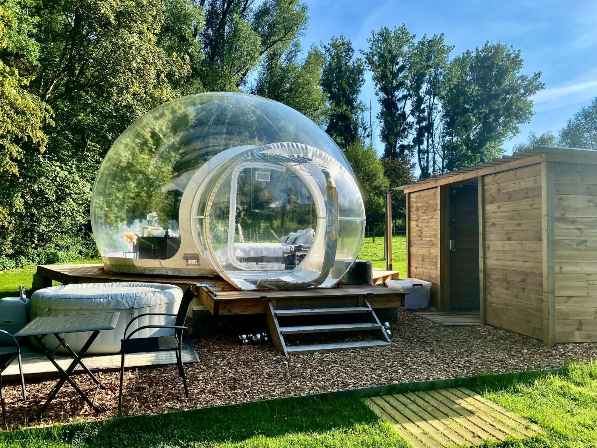 فندق La Bulle Du Bon'Heure Somme-Leuze المظهر الخارجي الصورة